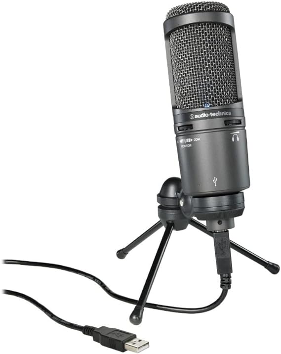 Audio-Technica AT2020 Cardioid Condenser Studio XLR Micropho